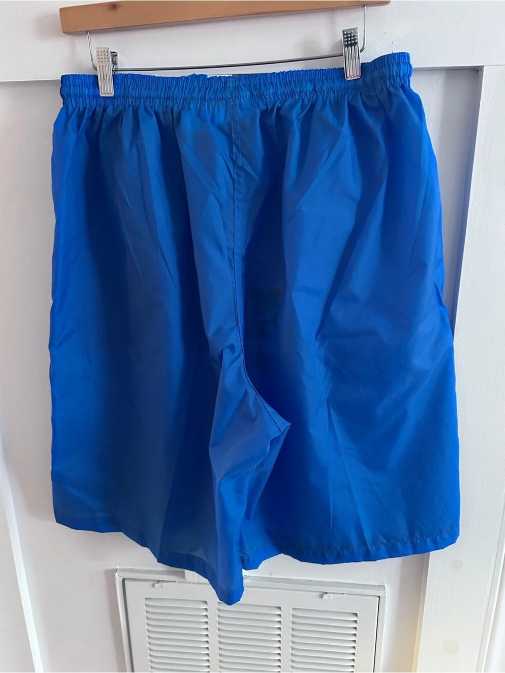 Duke Blue Devils Nylon Athletic Shorts XXL Vintage Y2K Royal Blue Windbreaker